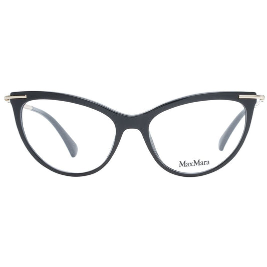 Max Mara Black Plastic Glasses (Frames) - ClickThatClicks 