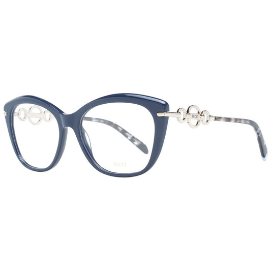 Emilio Pucci Blue Plastic Glasses (Frames) - ClickThatClicks 