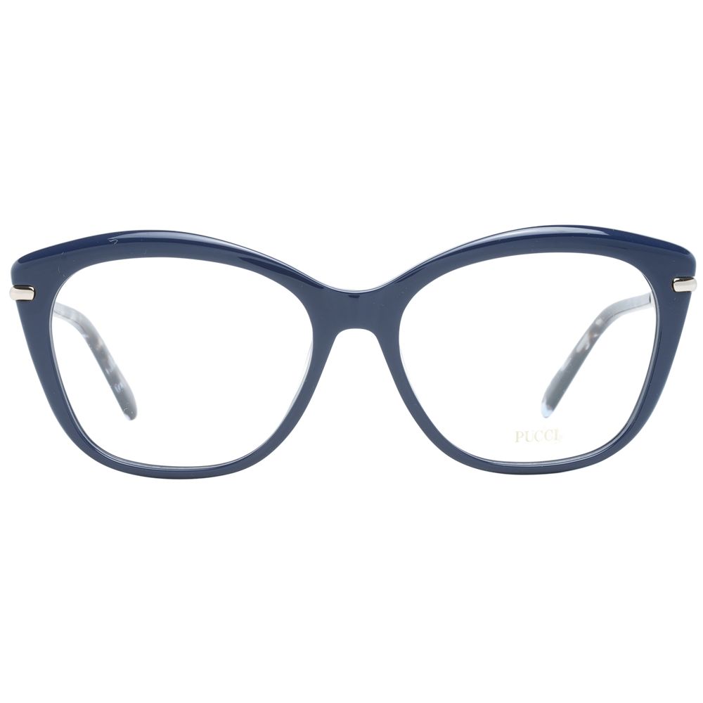 Emilio Pucci Blue Plastic Glasses (Frames) - ClickThatClicks 