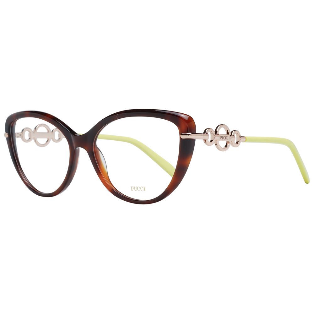 Emilio Pucci Brown Plastic Glasses (Frames) - ClickThatClicks 