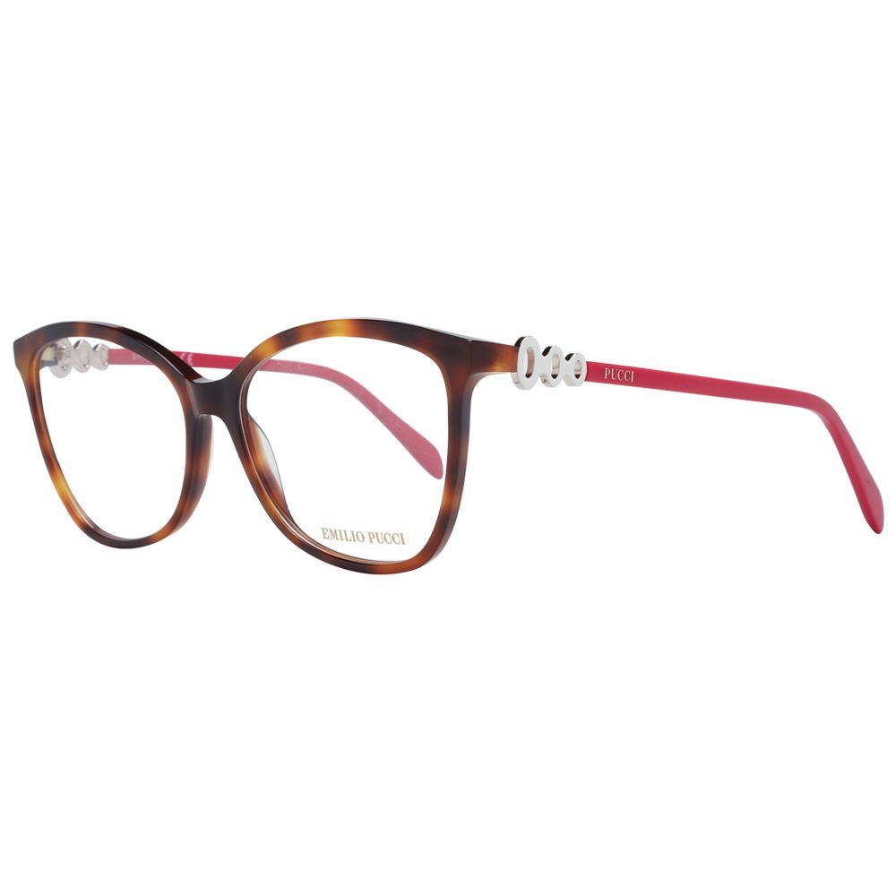 Emilio Pucci Brown Plastic Glasses (Frames) - ClickThatClicks 