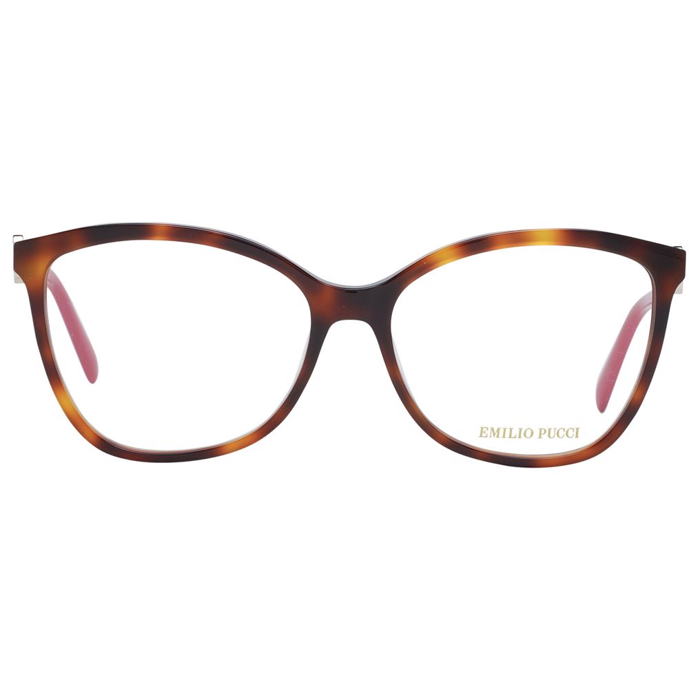 Emilio Pucci Brown Plastic Glasses (Frames) - ClickThatClicks 