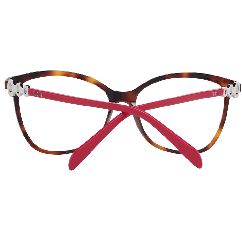 Emilio Pucci Brown Plastic Glasses (Frames) - ClickThatClicks 