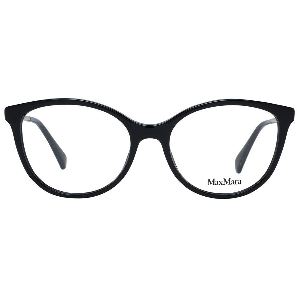 Max Mara Black Plastic Glasses (Frames) - ClickThatClicks 
