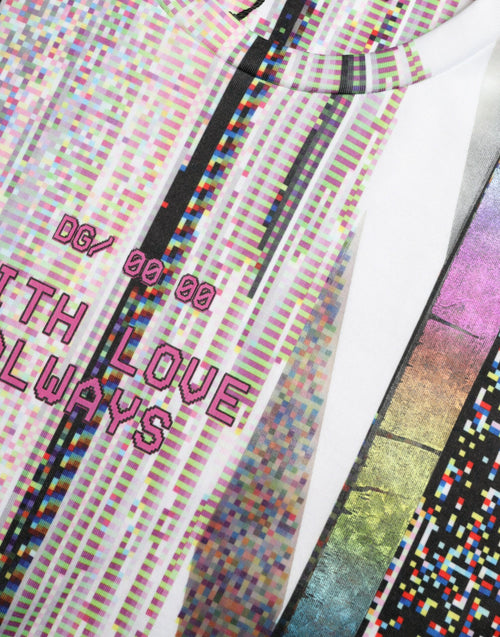 Dolce & Gabbana Multicolor With Love Always Print T-shirt - ClickThatClicks 