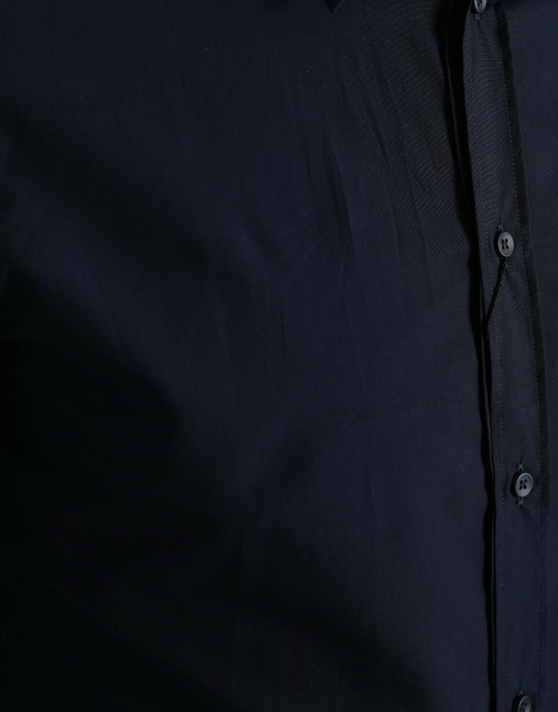 Dolce & Gabbana Navy Blue Slim Fit Formal GOLD Dress Shirt - ClickThatClicks 