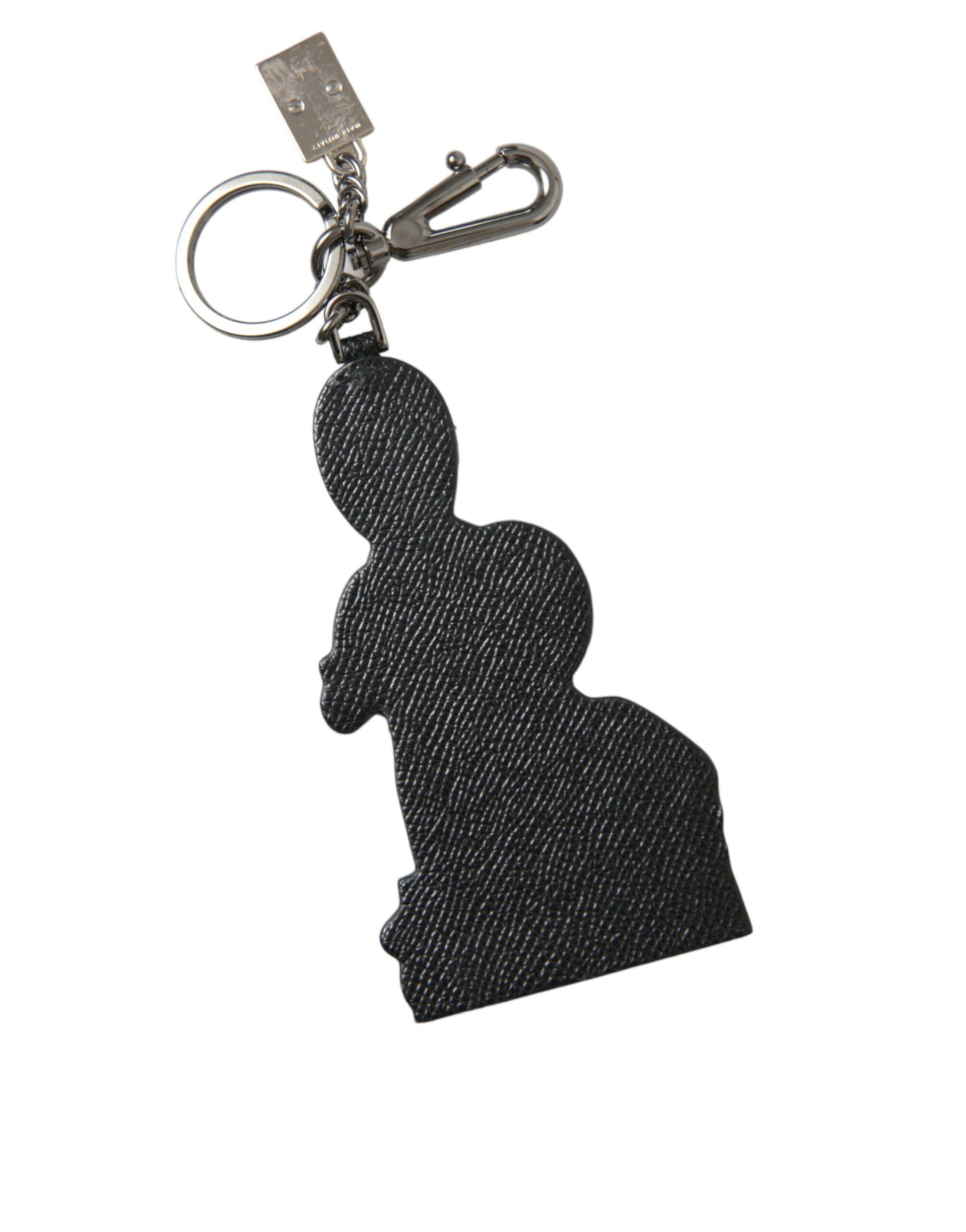 Dolce & Gabbana Leather Dominico Stefano #DGFAMILY Logo Badge Keychain - ClickThatClicks 