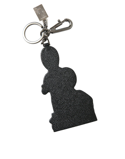 Dolce & Gabbana Leather Dominico Stefano #DGFAMILY Logo Badge Keychain - ClickThatClicks 
