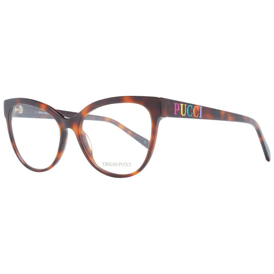Emilio Pucci Brown Plastic Glasses (Frames) - ClickThatClicks 