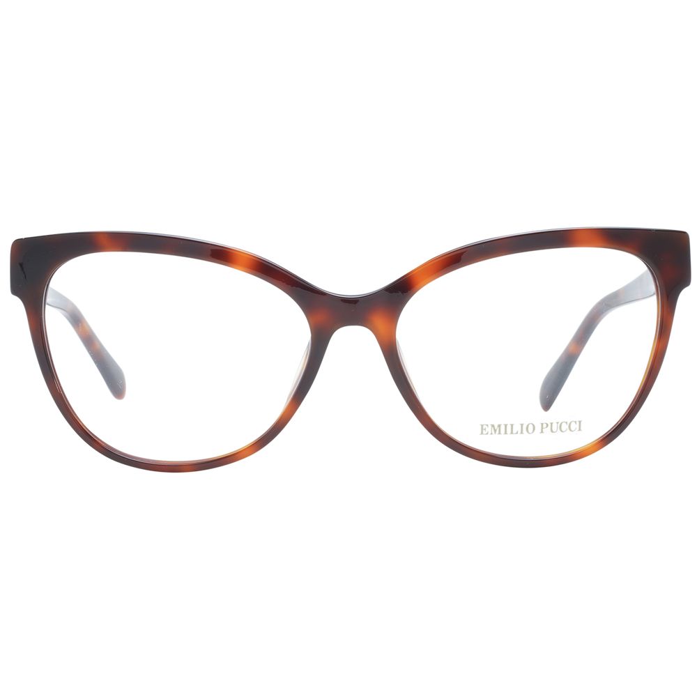Emilio Pucci Brown Plastic Glasses (Frames) - ClickThatClicks 