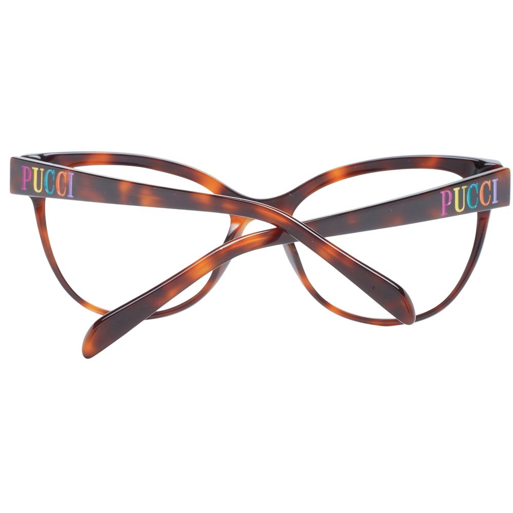 Emilio Pucci Brown Plastic Glasses (Frames) - ClickThatClicks 