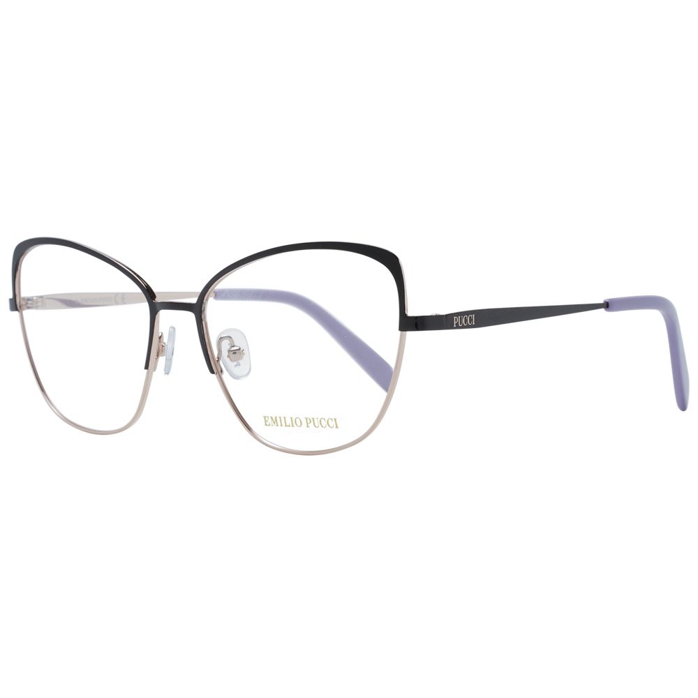 Emilio Pucci Black Metal Glasses (Frames) - ClickThatClicks 