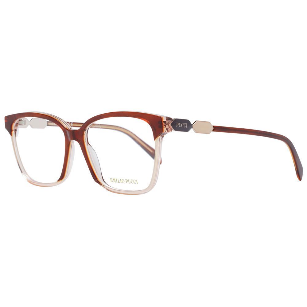 Emilio Pucci Brown Plastic Glasses (Frames) - ClickThatClicks 