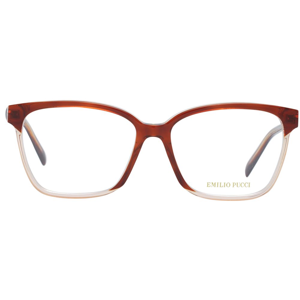 Emilio Pucci Brown Plastic Glasses (Frames) - ClickThatClicks 