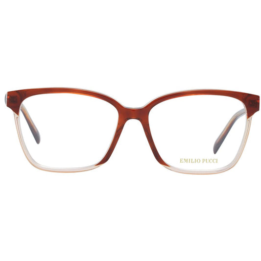 Emilio Pucci Brown Plastic Glasses (Frames) - ClickThatClicks 