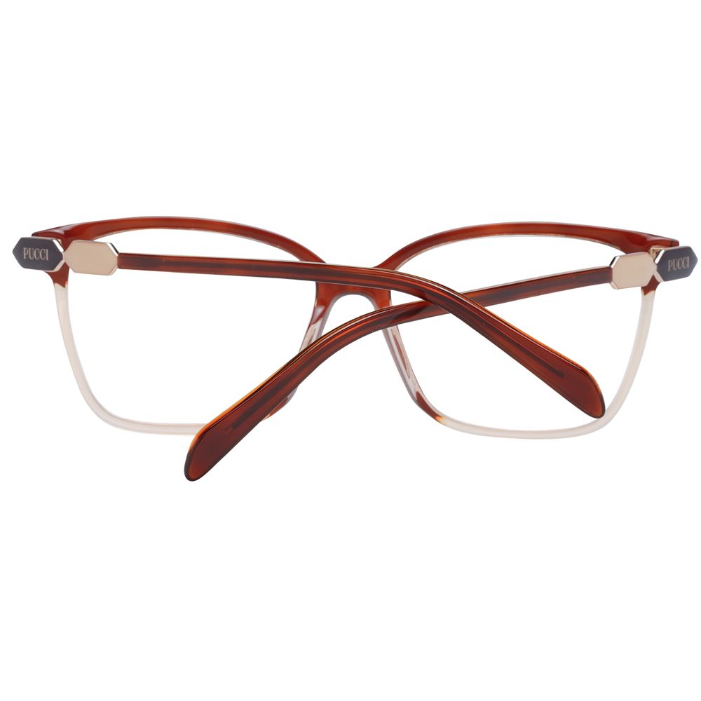 Emilio Pucci Brown Plastic Glasses (Frames) - ClickThatClicks 