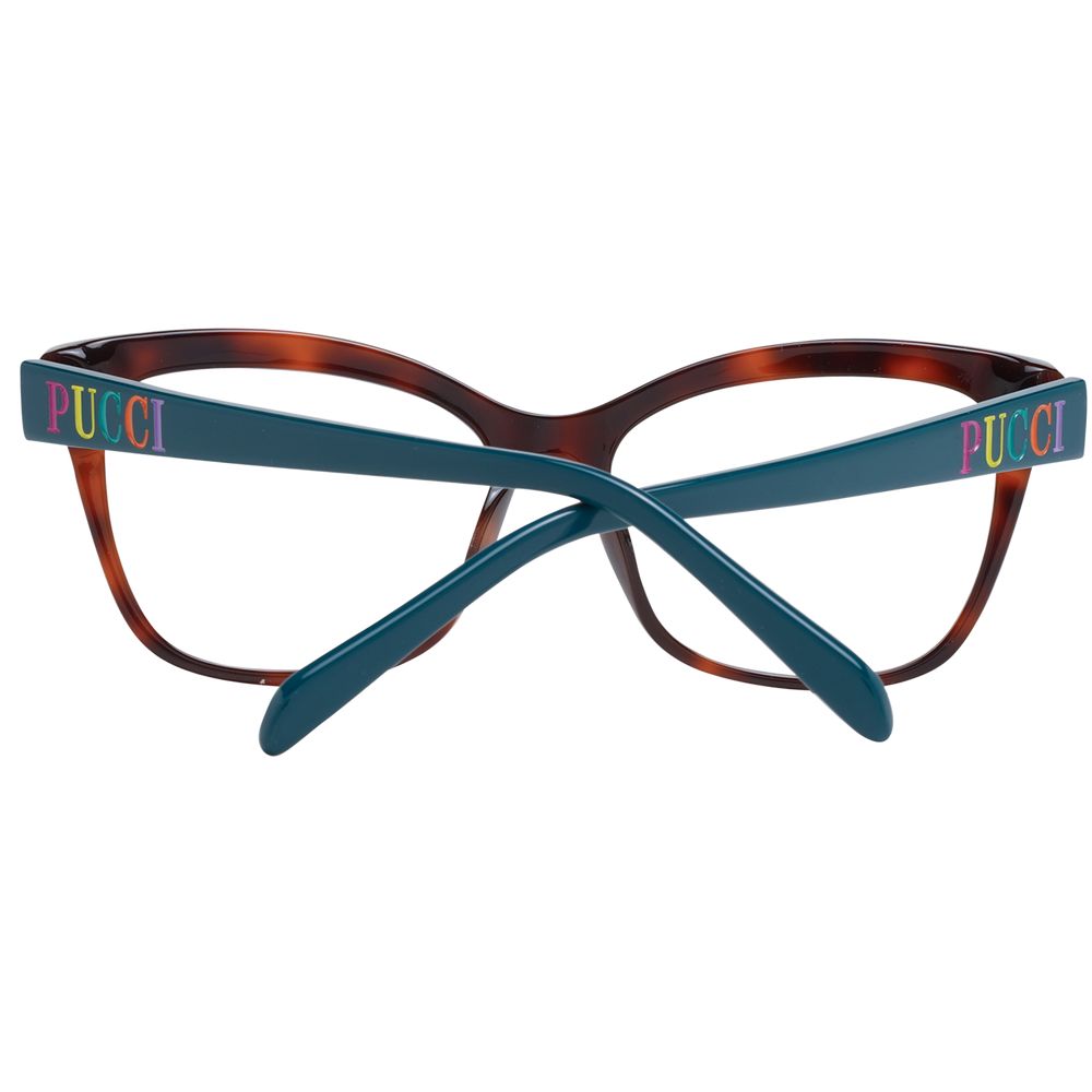 Emilio Pucci Brown Plastic Glasses (Frames) - ClickThatClicks 