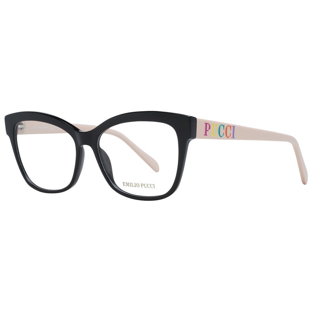 Emilio Pucci Black Plastic Glasses (Frames) - ClickThatClicks 