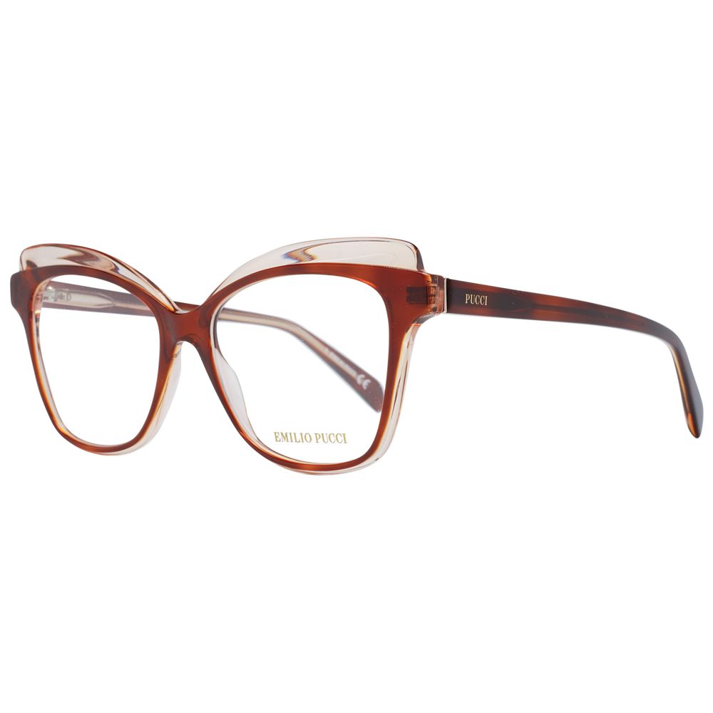 Emilio Pucci Brown Plastic Glasses (Frames) - ClickThatClicks 