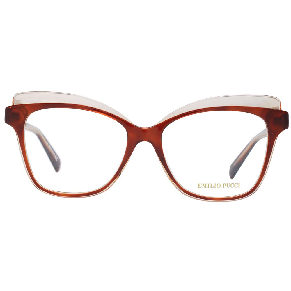 Emilio Pucci Brown Plastic Glasses (Frames) - ClickThatClicks 