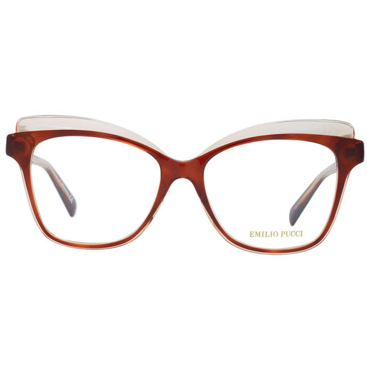 Emilio Pucci Brown Plastic Glasses (Frames) - ClickThatClicks 