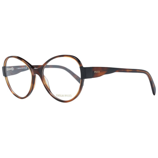 Emilio Pucci Brown Plastic Glasses (Frames) - ClickThatClicks 