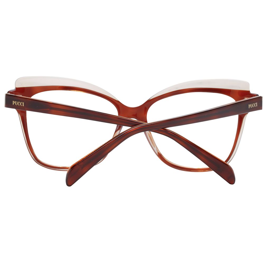 Emilio Pucci Brown Plastic Glasses (Frames) - ClickThatClicks 