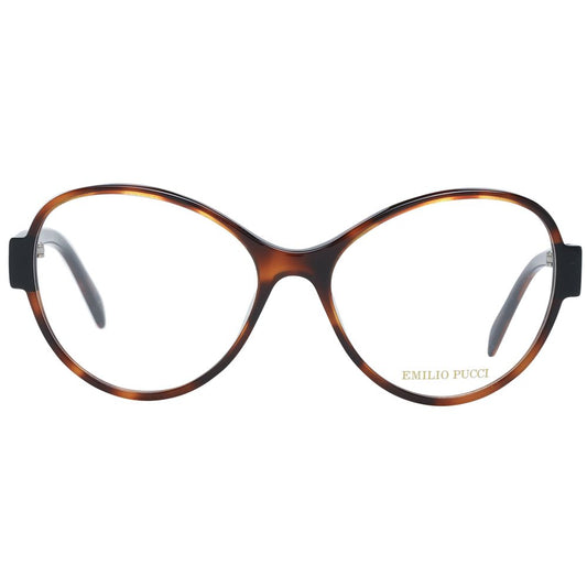 Emilio Pucci Brown Plastic Glasses (Frames) - ClickThatClicks 