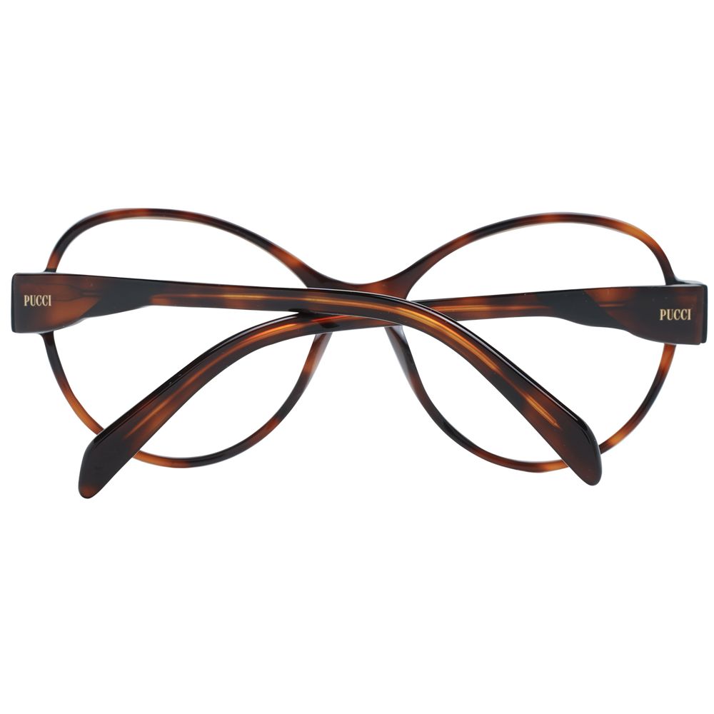 Emilio Pucci Brown Plastic Glasses (Frames) - ClickThatClicks 