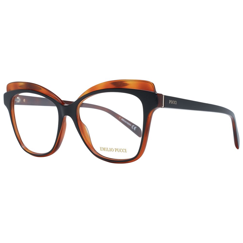 Emilio Pucci Brown Plastic Glasses (Frames) - ClickThatClicks 