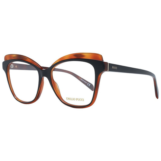 Emilio Pucci Brown Plastic Glasses (Frames) - ClickThatClicks 