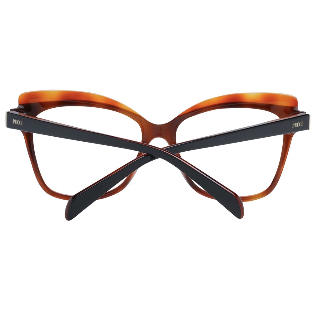 Emilio Pucci Brown Plastic Glasses (Frames) - ClickThatClicks 