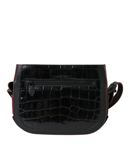 Balenciaga Black Exotic Leather Shoulder Crossbody Camera Bag - ClickThatClicks 