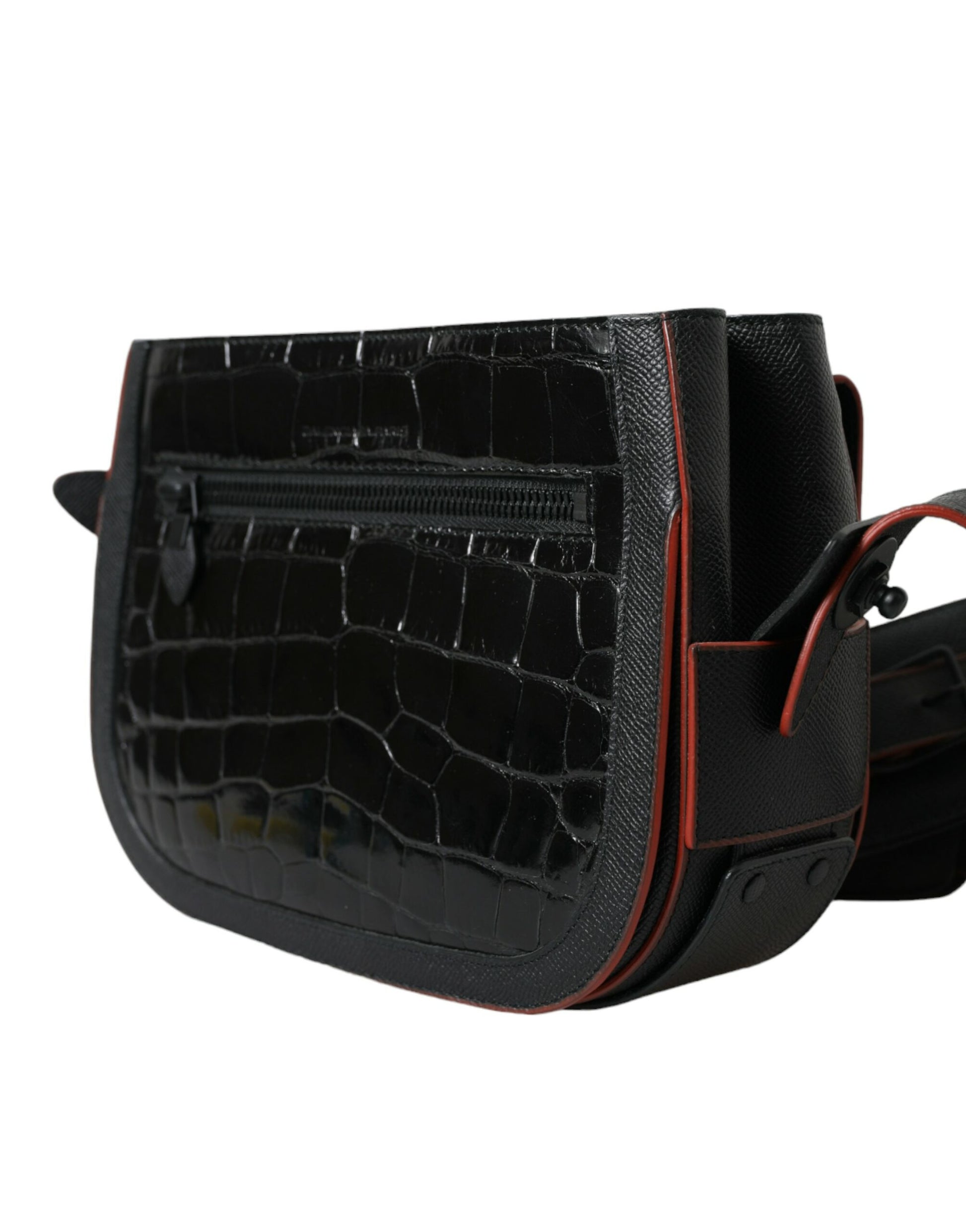 Balenciaga Black Exotic Leather Shoulder Crossbody Camera Bag - ClickThatClicks 