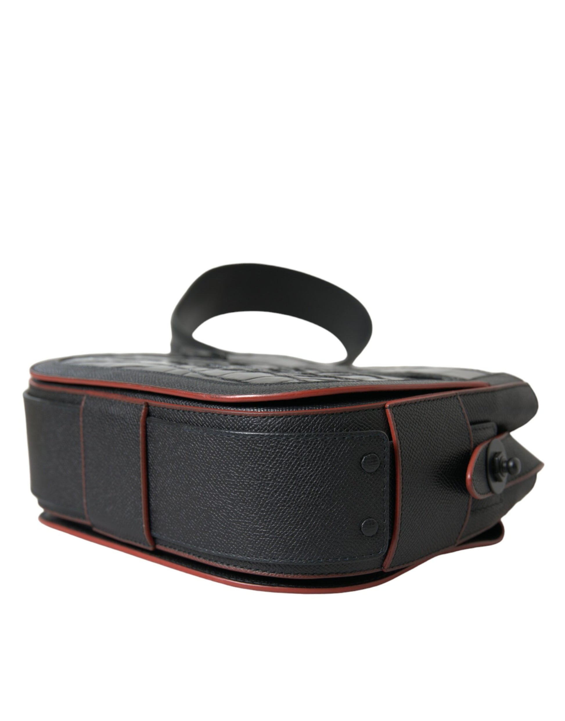 Balenciaga Black Exotic Leather Shoulder Crossbody Camera Bag - ClickThatClicks 