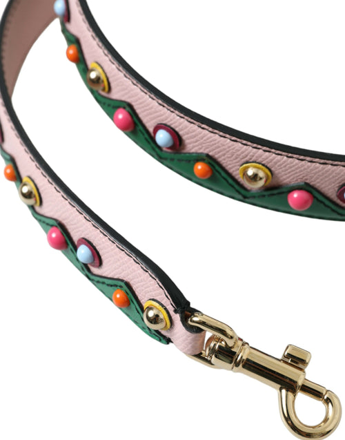 Dolce & Gabbana Pink Leather Handbag Accessory Shoulder Strap - ClickThatClicks 
