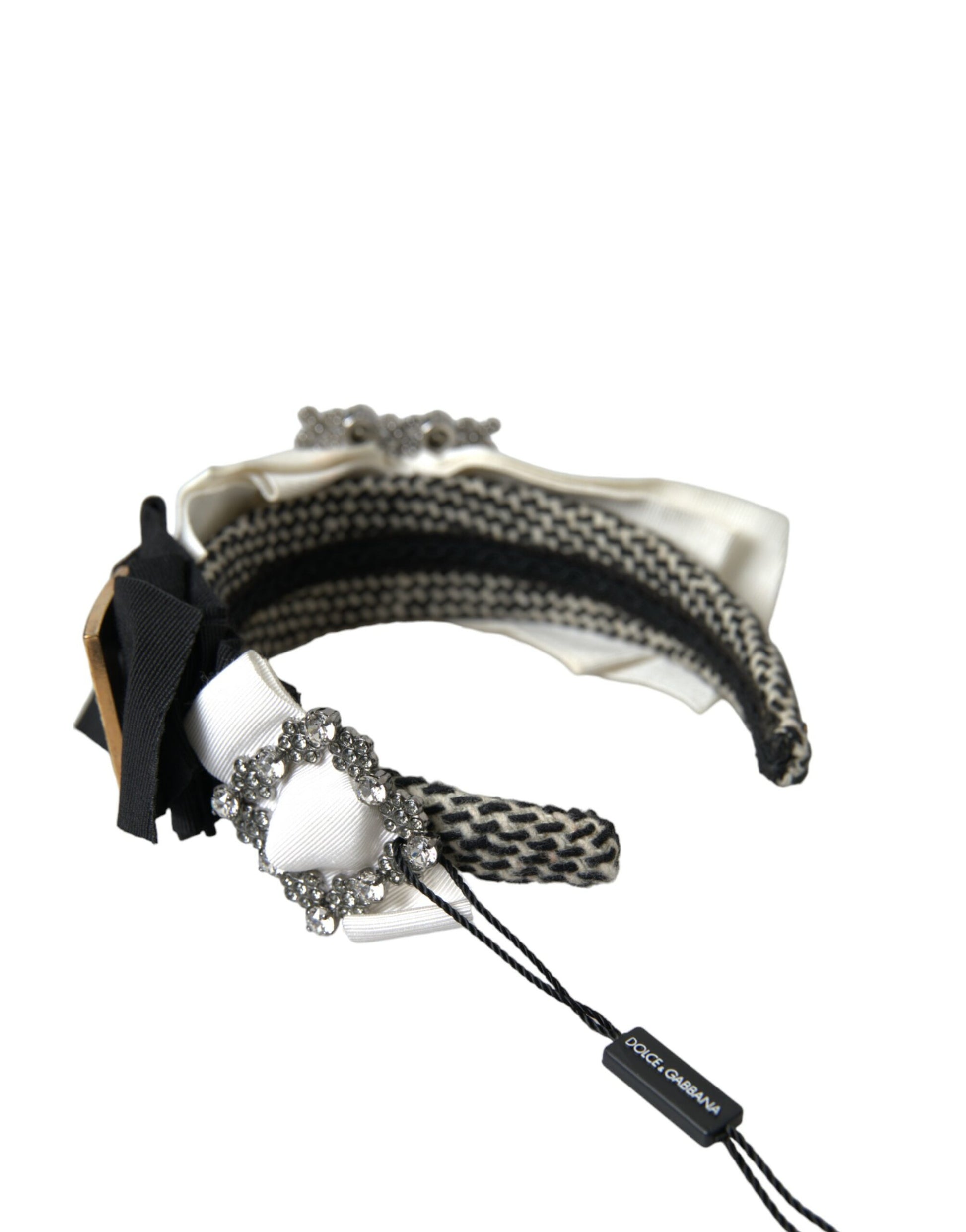 Dolce & Gabbana Multicolor Crystal Embellished Women Headband Diadem - ClickThatClicks 