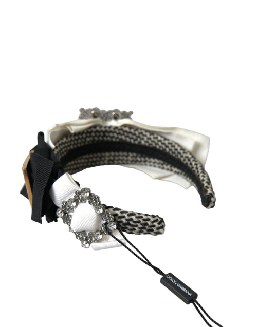 Dolce & Gabbana Multicolor Crystal Embellished Women Headband Diadem - ClickThatClicks 
