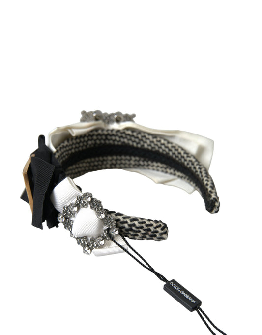 Dolce & Gabbana Multicolor Crystal Embellished Women Headband Diadem - ClickThatClicks 