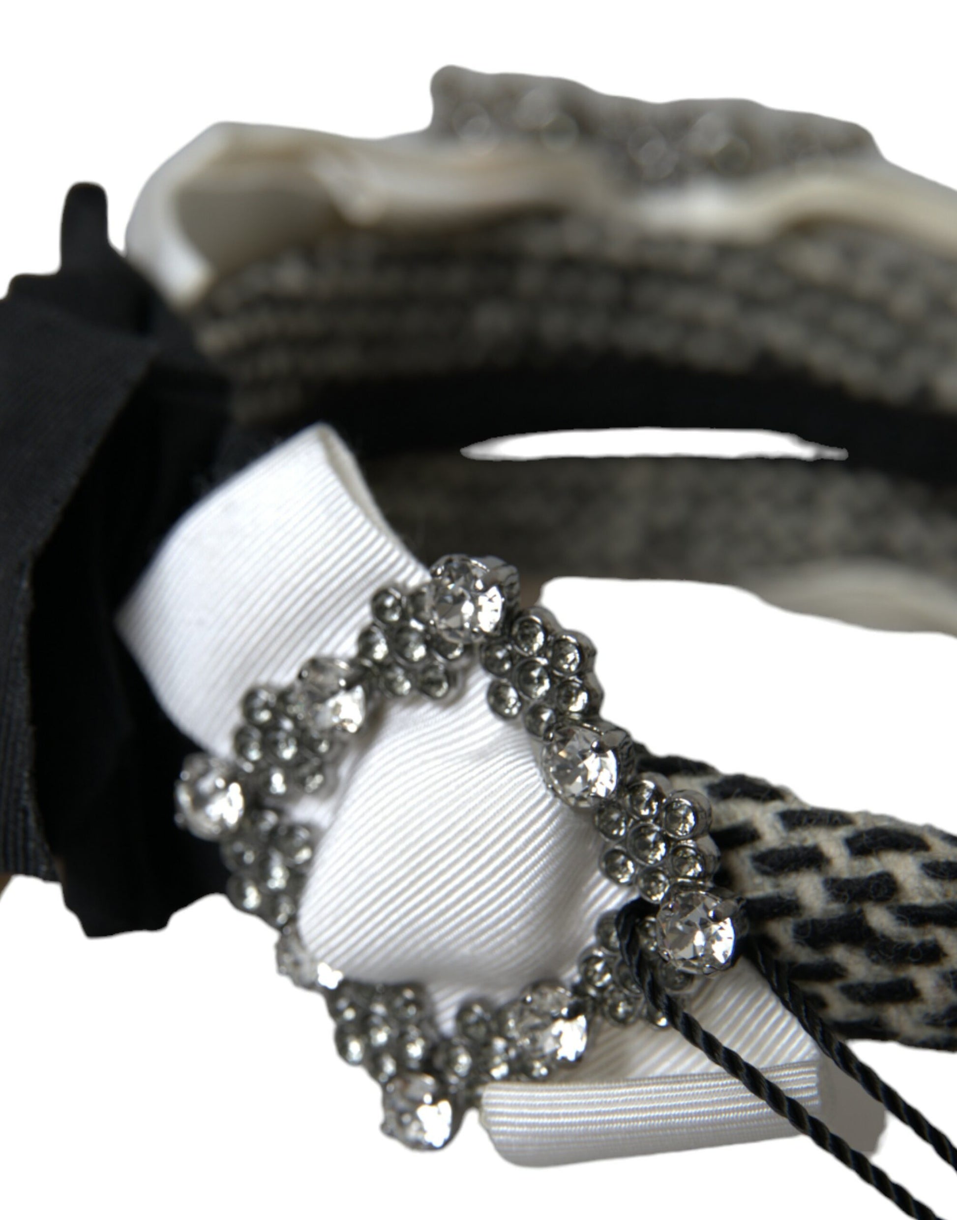 Dolce & Gabbana Multicolor Crystal Embellished Women Headband Diadem - ClickThatClicks 