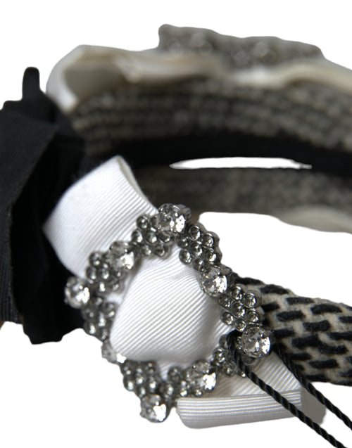 Dolce & Gabbana Multicolor Crystal Embellished Women Headband Diadem - ClickThatClicks 