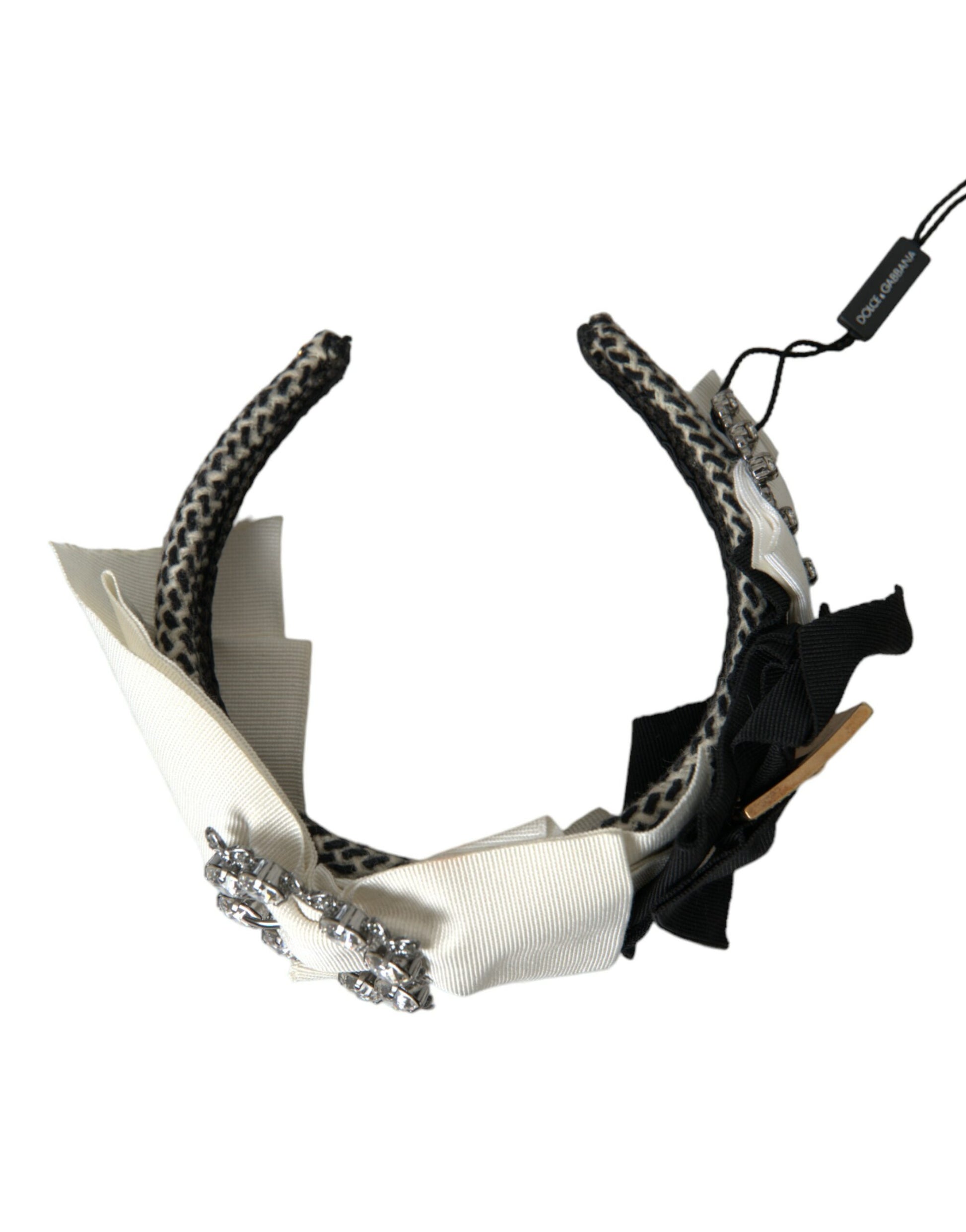 Dolce & Gabbana Multicolor Crystal Embellished Women Headband Diadem - ClickThatClicks 