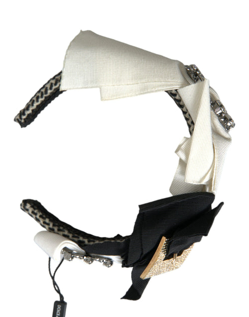 Dolce & Gabbana Multicolor Crystal Embellished Women Headband Diadem - ClickThatClicks 