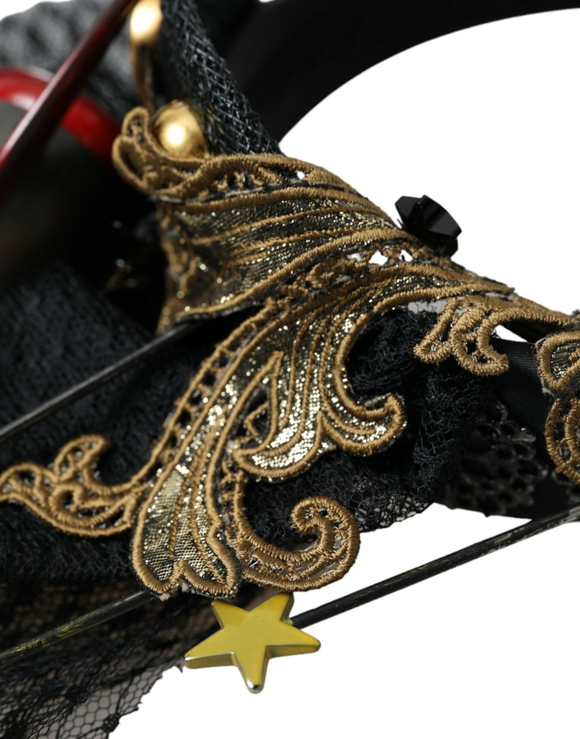 Dolce & Gabbana Multicolor Missile Rocket Crystal Stars Headband Diadem - ClickThatClicks 