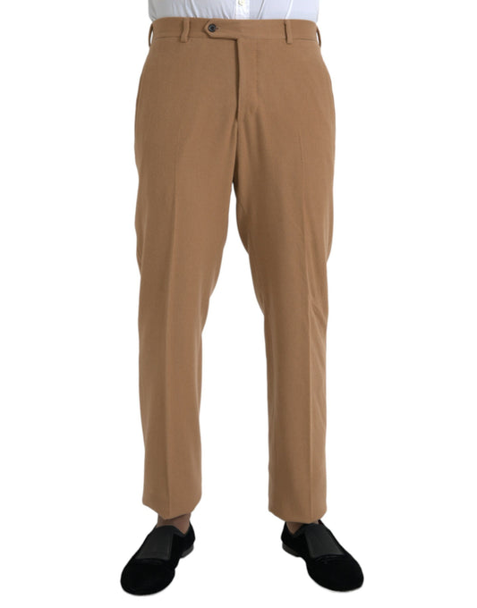 Prada Beige Cashmere Men Straight Fit Dress Pants - ClickThatClicks 