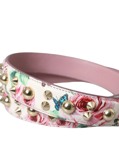 Dolce & Gabbana Pink Floral Handbag Accessory Shoulder Strap - ClickThatClicks 