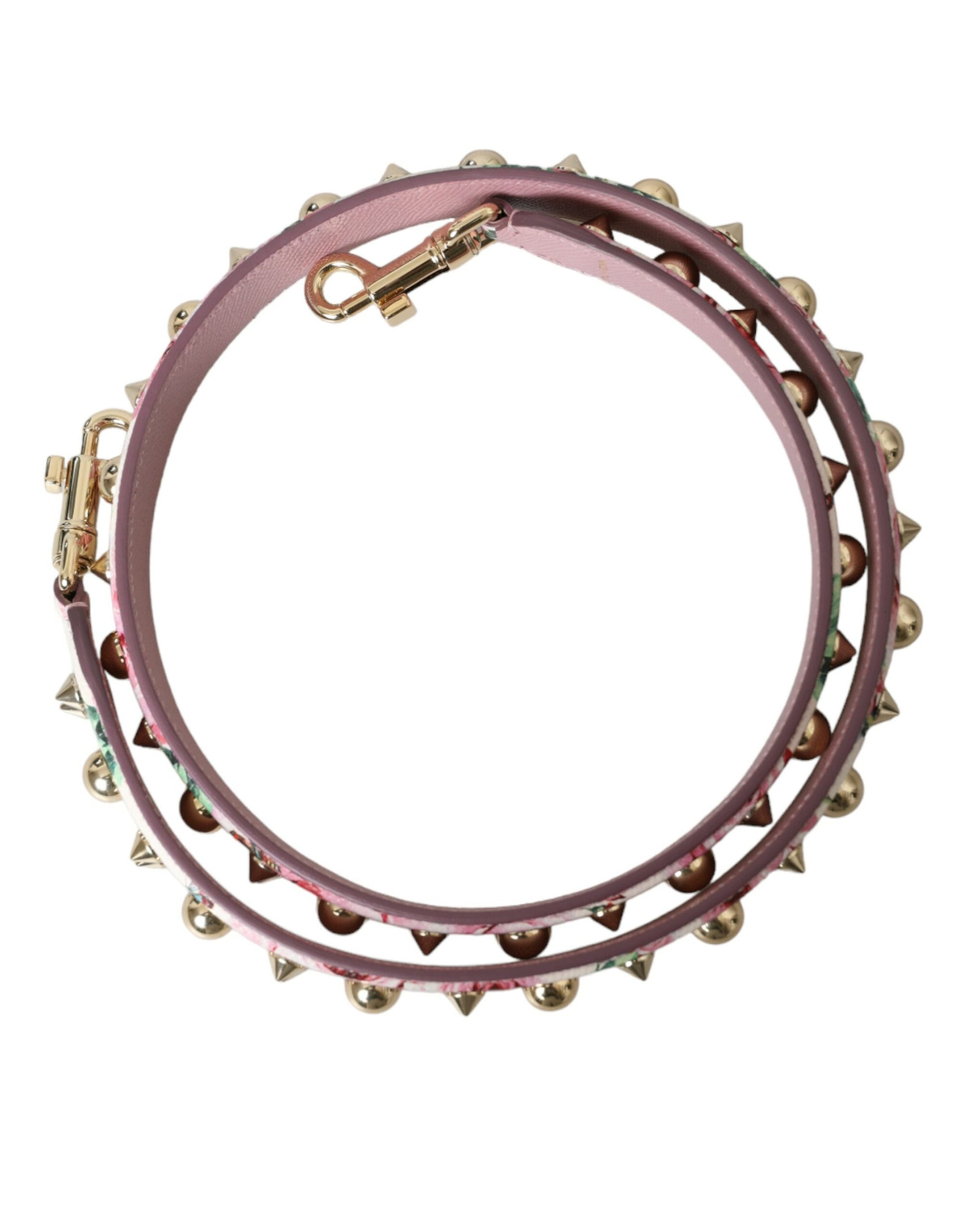 Dolce & Gabbana Pink Floral Handbag Accessory Shoulder Strap - ClickThatClicks 