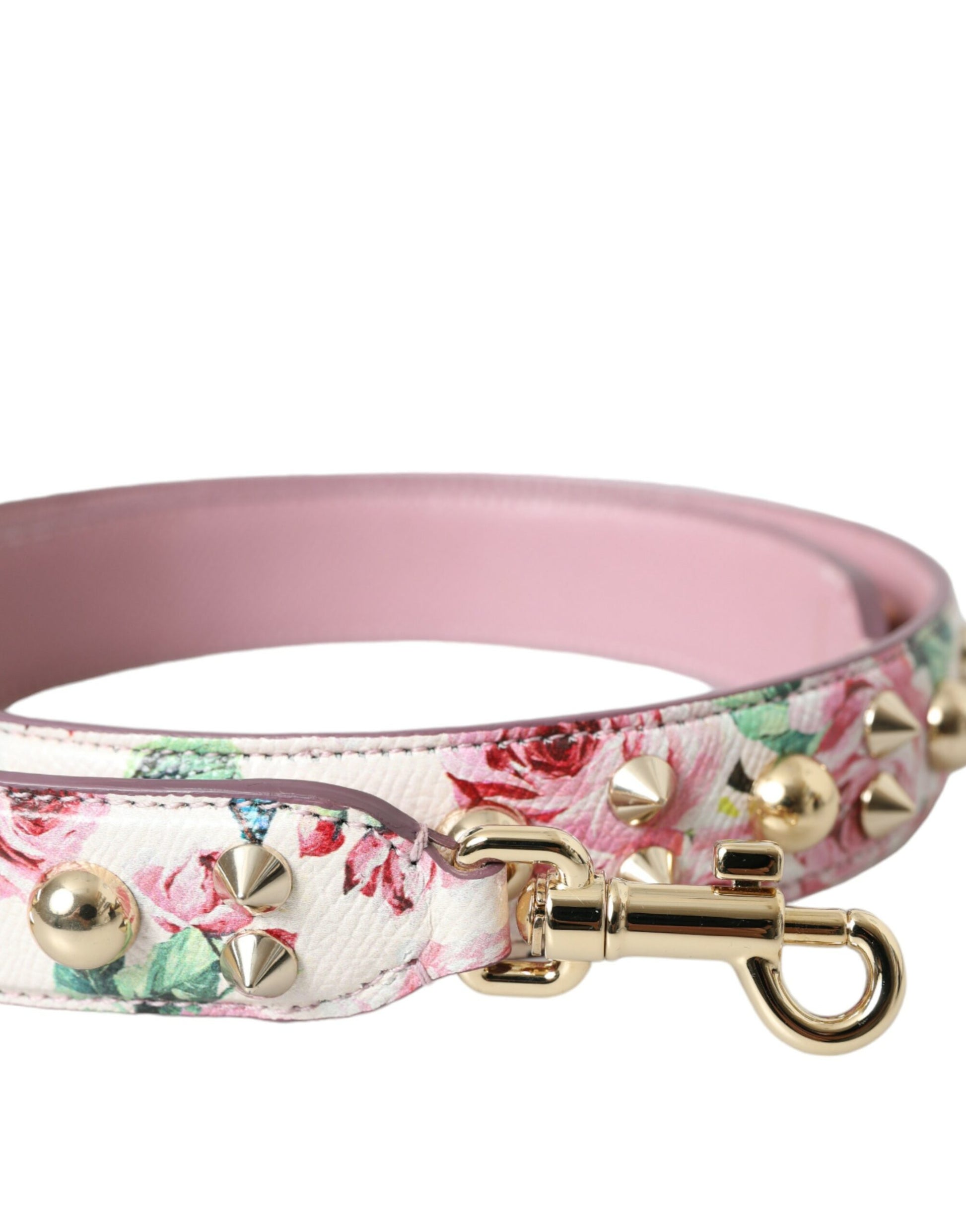 Dolce & Gabbana Pink Floral Handbag Accessory Shoulder Strap - ClickThatClicks 