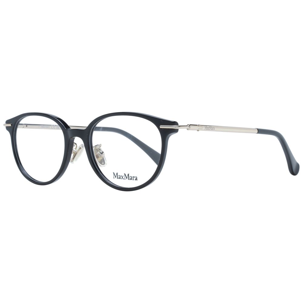 Max Mara Black Plastic Glasses (Frames) - ClickThatClicks 