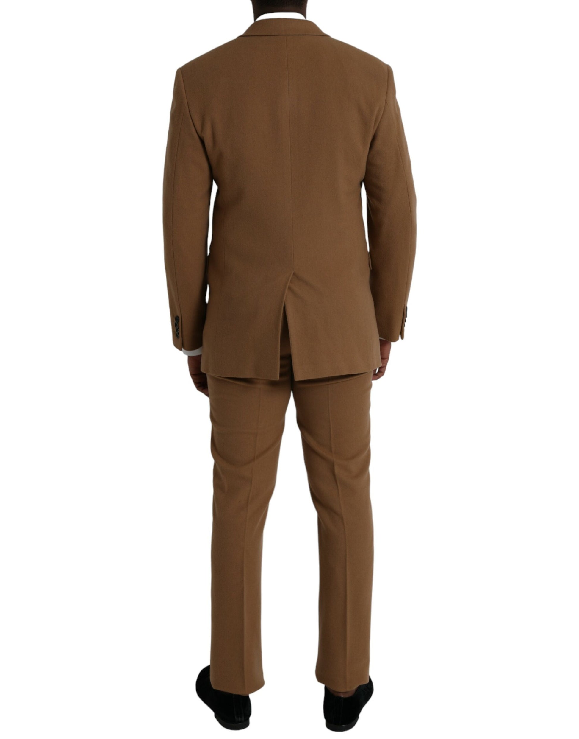 Prada Brown Cashmere 2 Piece Single Breasted Suit - ClickThatClicks 